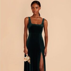 Birdy Grey Emerald Green Velvet Alex Dress